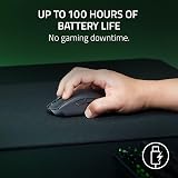 Razer DeathAdder V3 HyperSpeed - Ultra lightweight wireless ergonomic e-sports gaming mouse with 26K DPI (55g light, soft-touch coating, 100 hours battery life, HyperSpeed with 8K Hz) Black - 4