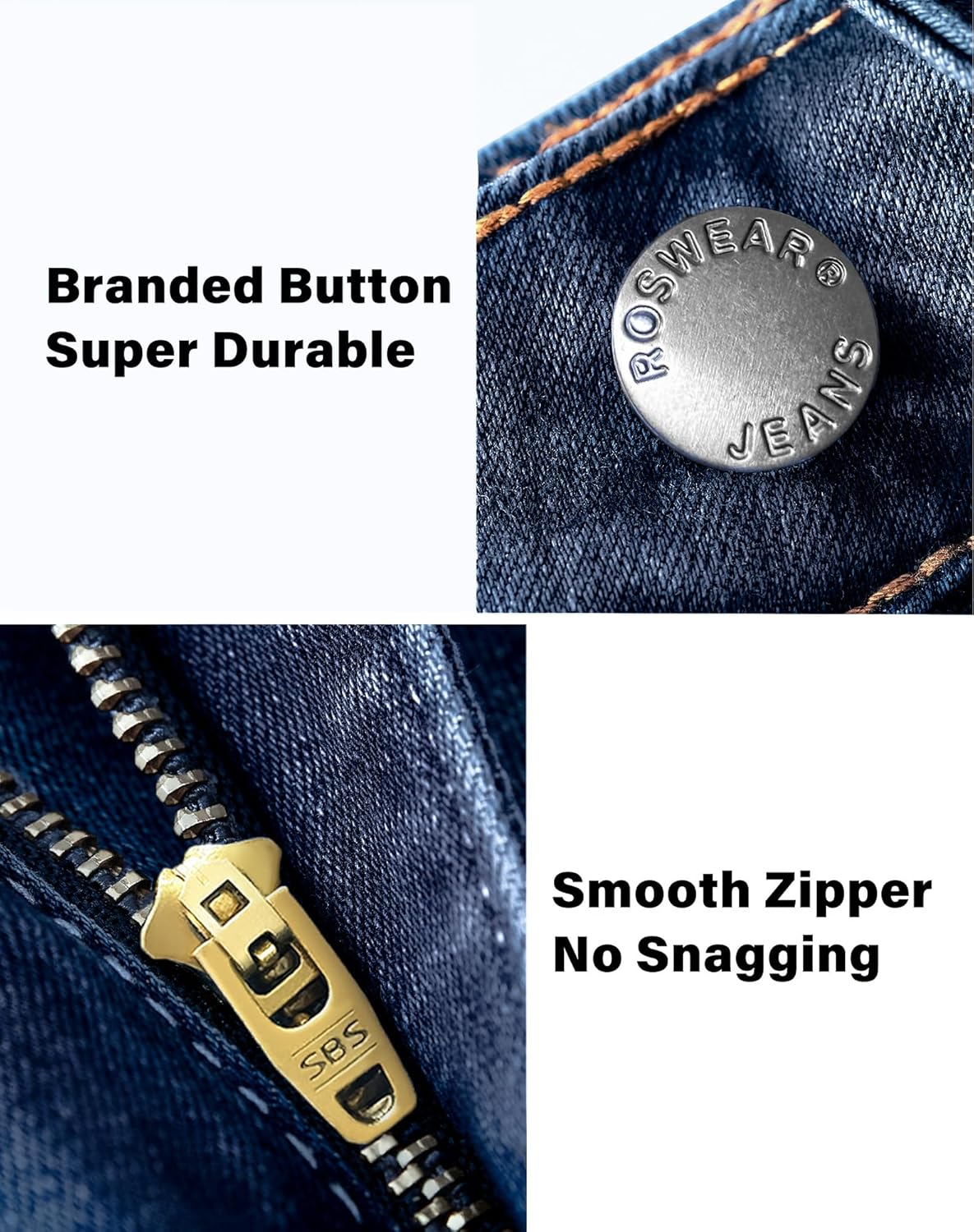 roswear Women's Mid Rise Skinny Butt Lifting Stretchy Bermuda Jeans Shorts - Image 7