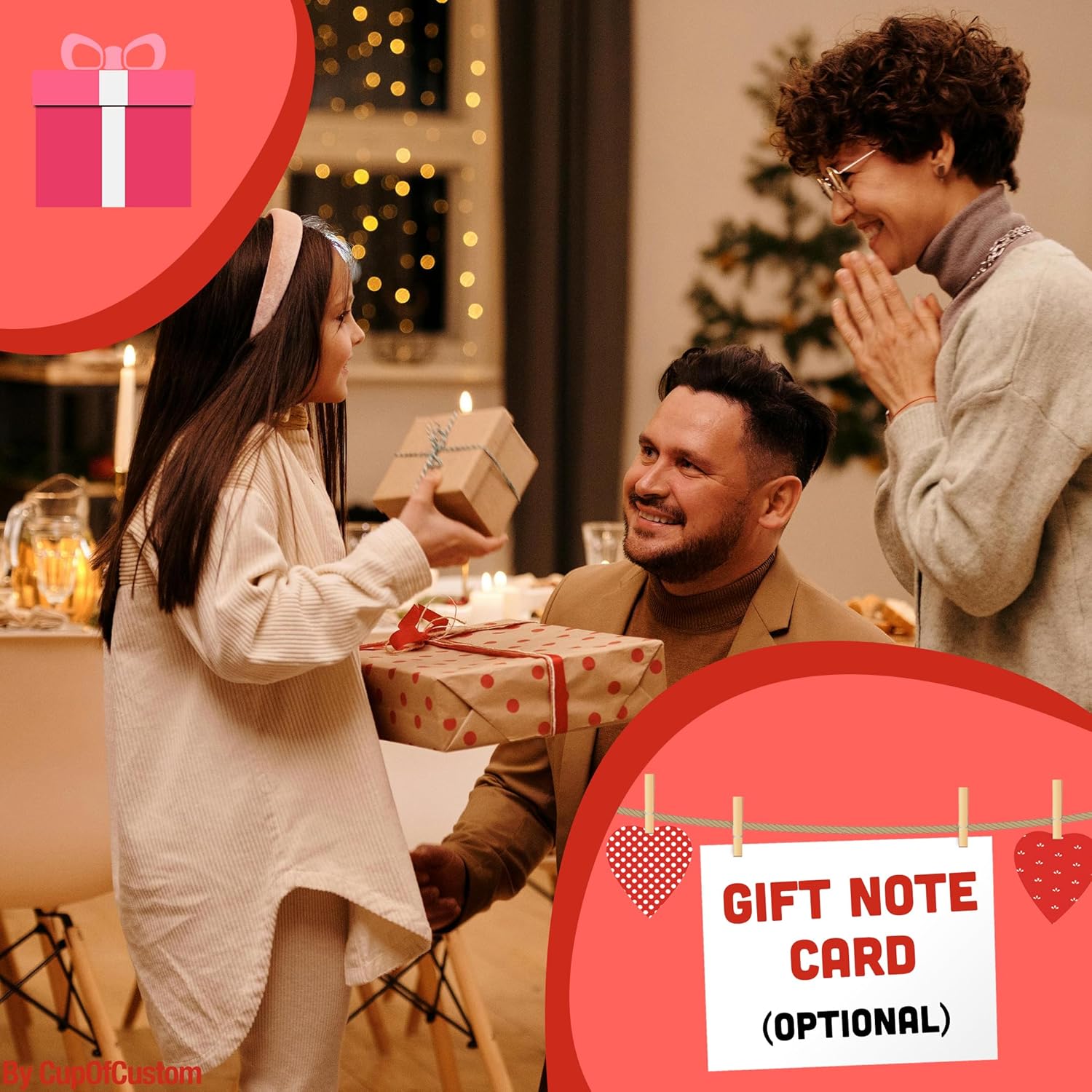 Personalized Coffee Mug with Name, Custom Flower Design Watercolor Rose 11oz Ceramic Cup, Gift for Women, Mom, Grandma, Birthday, Mother's Day, Floral Taza Personalizada, Multiple Colors - Image 3