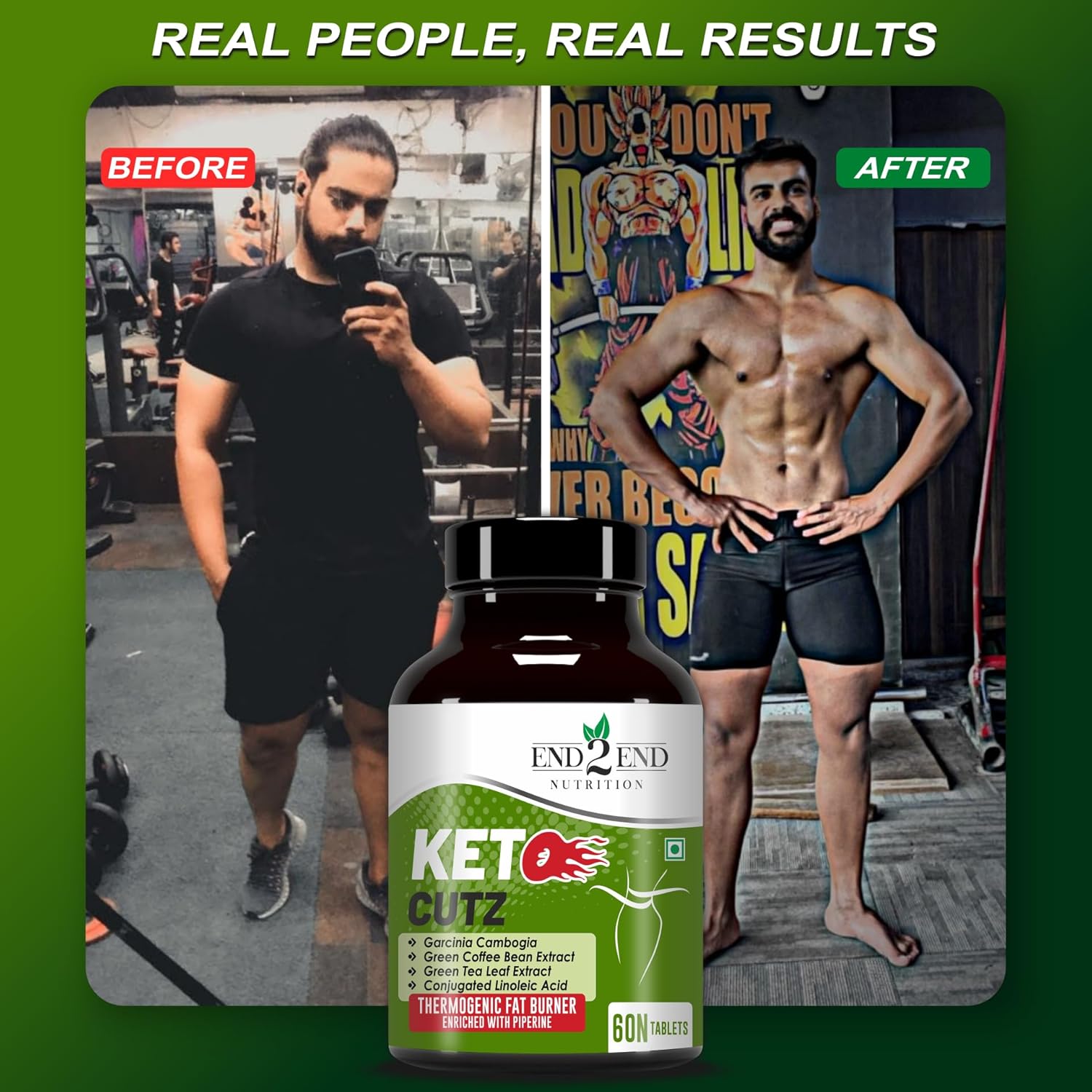 Buy Now End2End Nutrition Keto Cutz Fat Burner With Garcinia Cambogi...