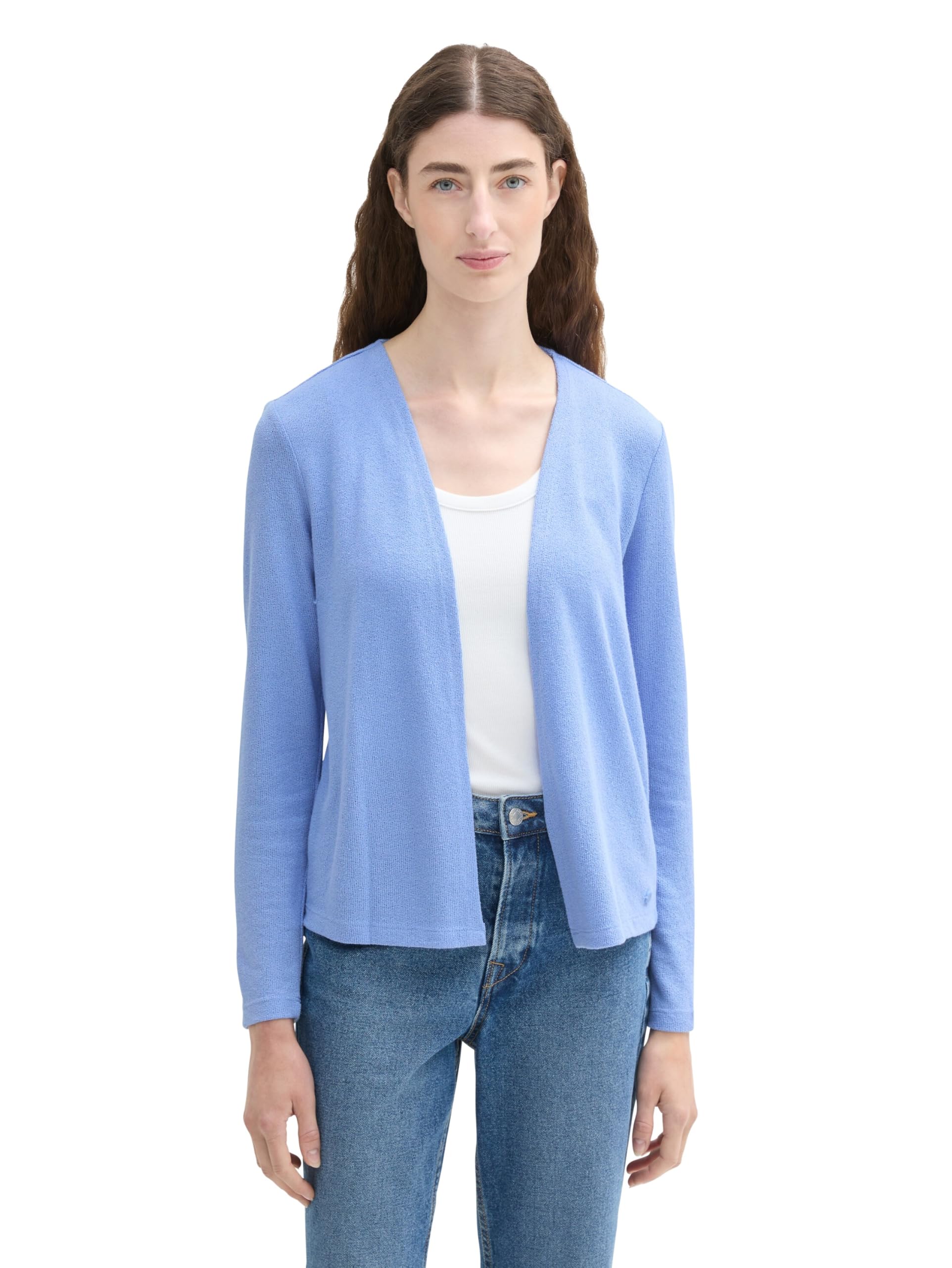 Tom Tailor Damen Basic T-Shirt Cardigan