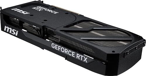 MSI Gaming RTX 5080 16G Shadow 3X OC Graphics Card (16GB GDDR7, 256-bit, Extreme Clock TBD MHz, DisplayPort x 3 2.1a, HDMI 2.1b, NVIDIA Blackwell Architecture) - 4