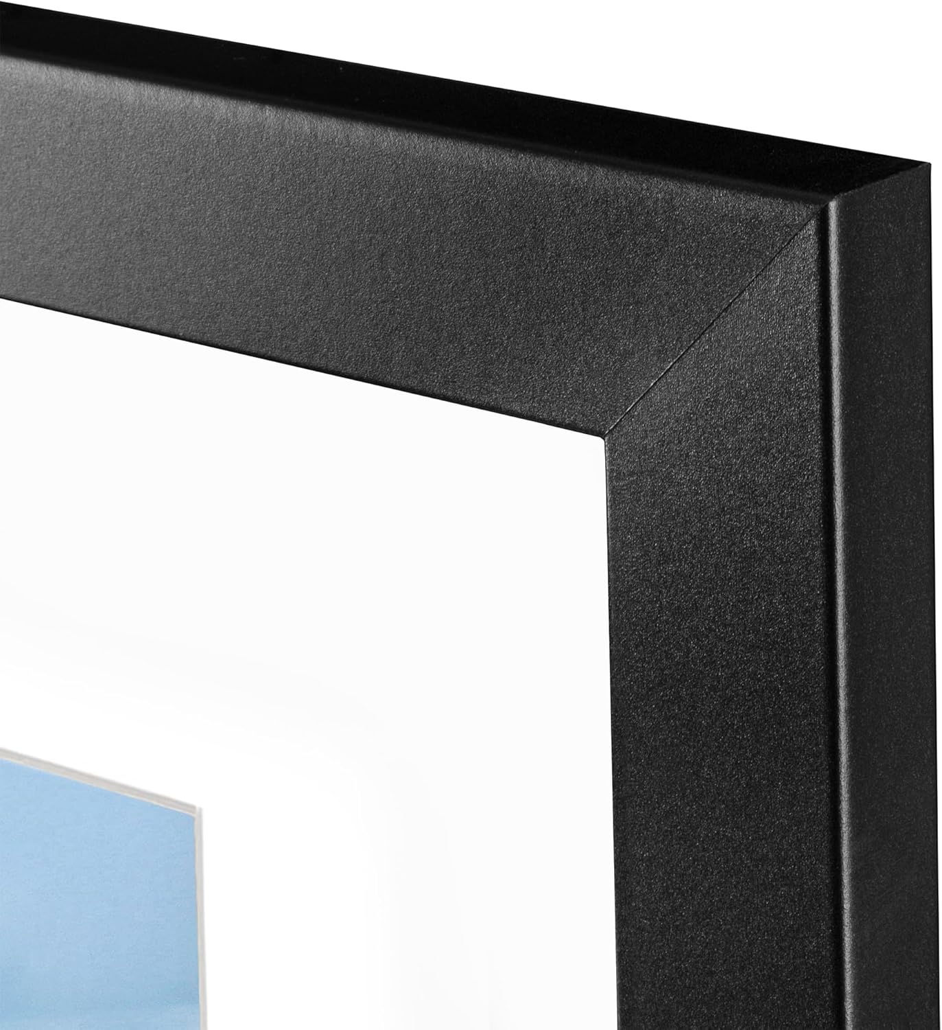 Your Photo Print | Framed 8x10 Photo in 11x14 Frame - Off-white Mat and Classic Black Wood Frame (Portrait)