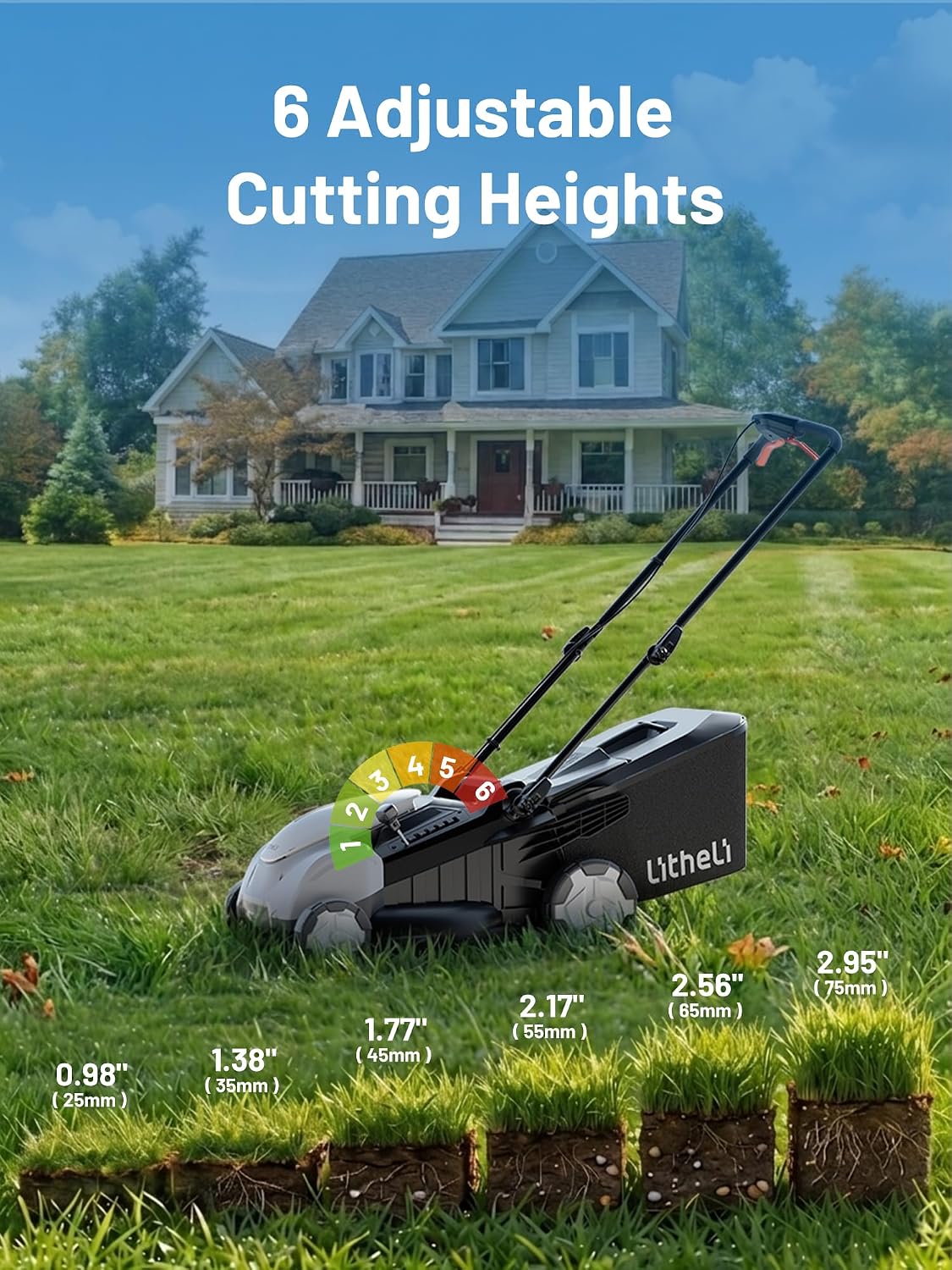 6 Adjustable Cutting Heights