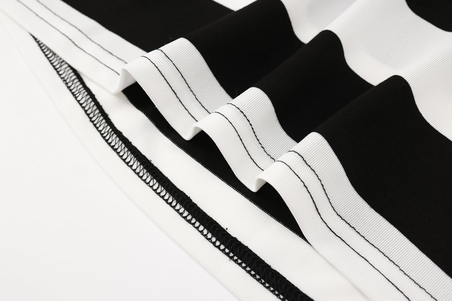 Women's Casual Long Sleeve Striped Scoop Neck T-Shirts - Image 6