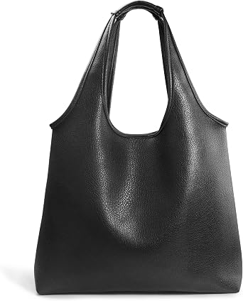 HOXIS Womens Hobo Bag Soft Vegan Leather Tote Oversized Slouchy Handbag for Shopping,Weekender,Work