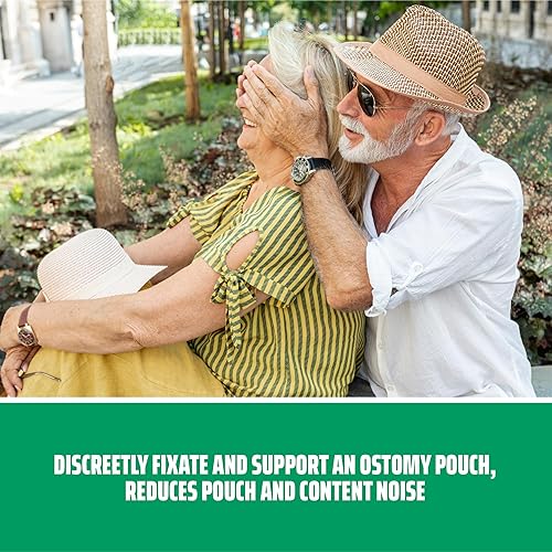 Miniatura 6 de StomaSafe - Cinturón de soporte clásico para ostomía y hernia grande  Cinturón sin costuras para la vida cotidiana  Fundas suaves para bolsas de
