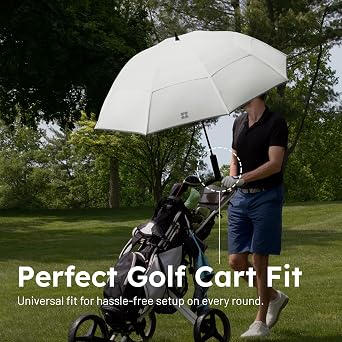 Weatherman Umbrella - Golf Umbrella - Windproof Sports Umbrella Resists Up to 55 MPH Winds - Available in 2 Sizes and 5 Colors