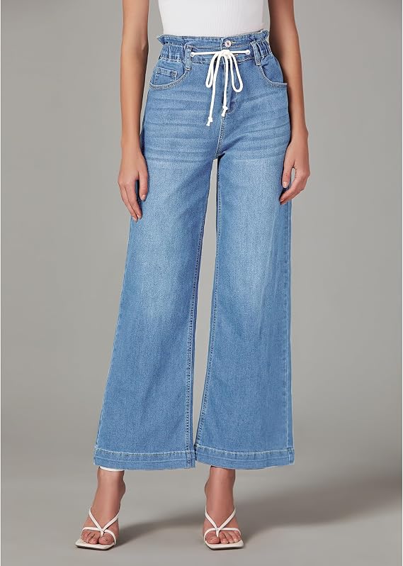 AILLMOU Women's Wide Leg Summer Pants Side View