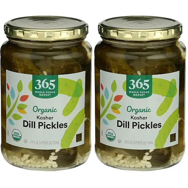 Organic Dill Pickles, 24 Fl Oz (Pack of 2) 1