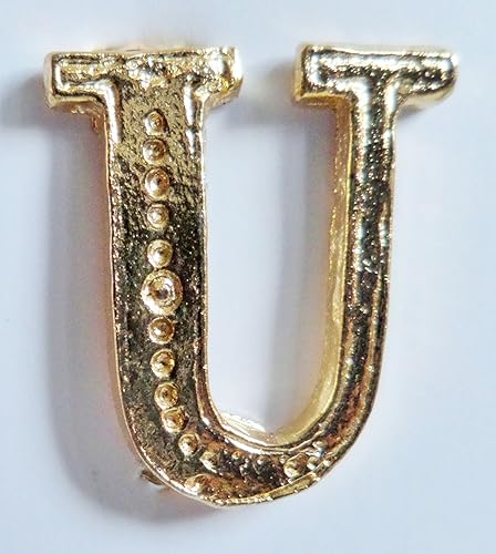CAPITAL de letra U Gilded orden de Orange Collarette Character – W063/Gu