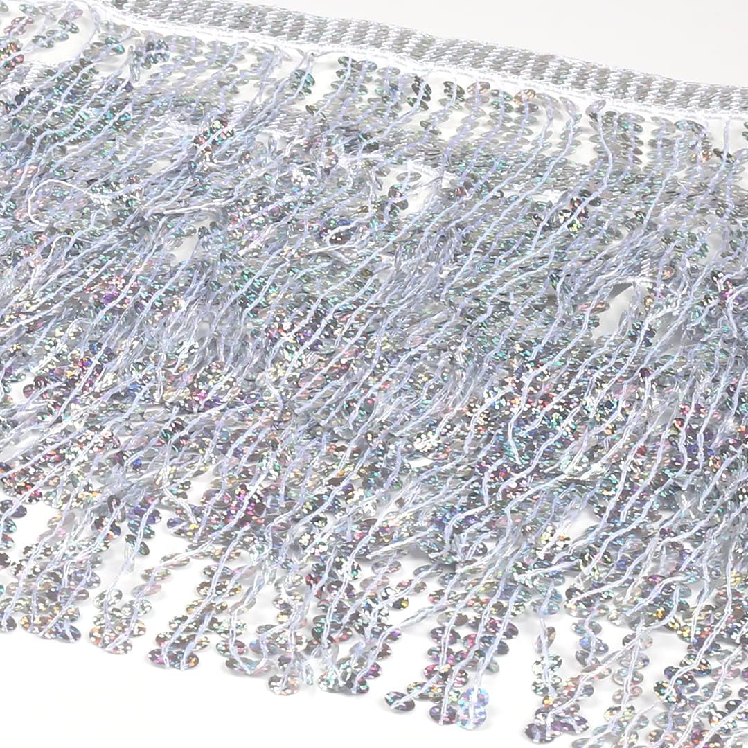 Funcredible Mini Skirt - Sequin Sparkly Skirt - Hula Skirt - Holographic Tassel Skirts
