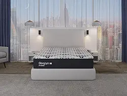 Sleepy's Espuma viscoelástica de gel híbrido conforto médio | Colchão de 33 cm em uma caixa | Respirabilidade | Alívio de pressão e resfriamento | Tamanho solteiro