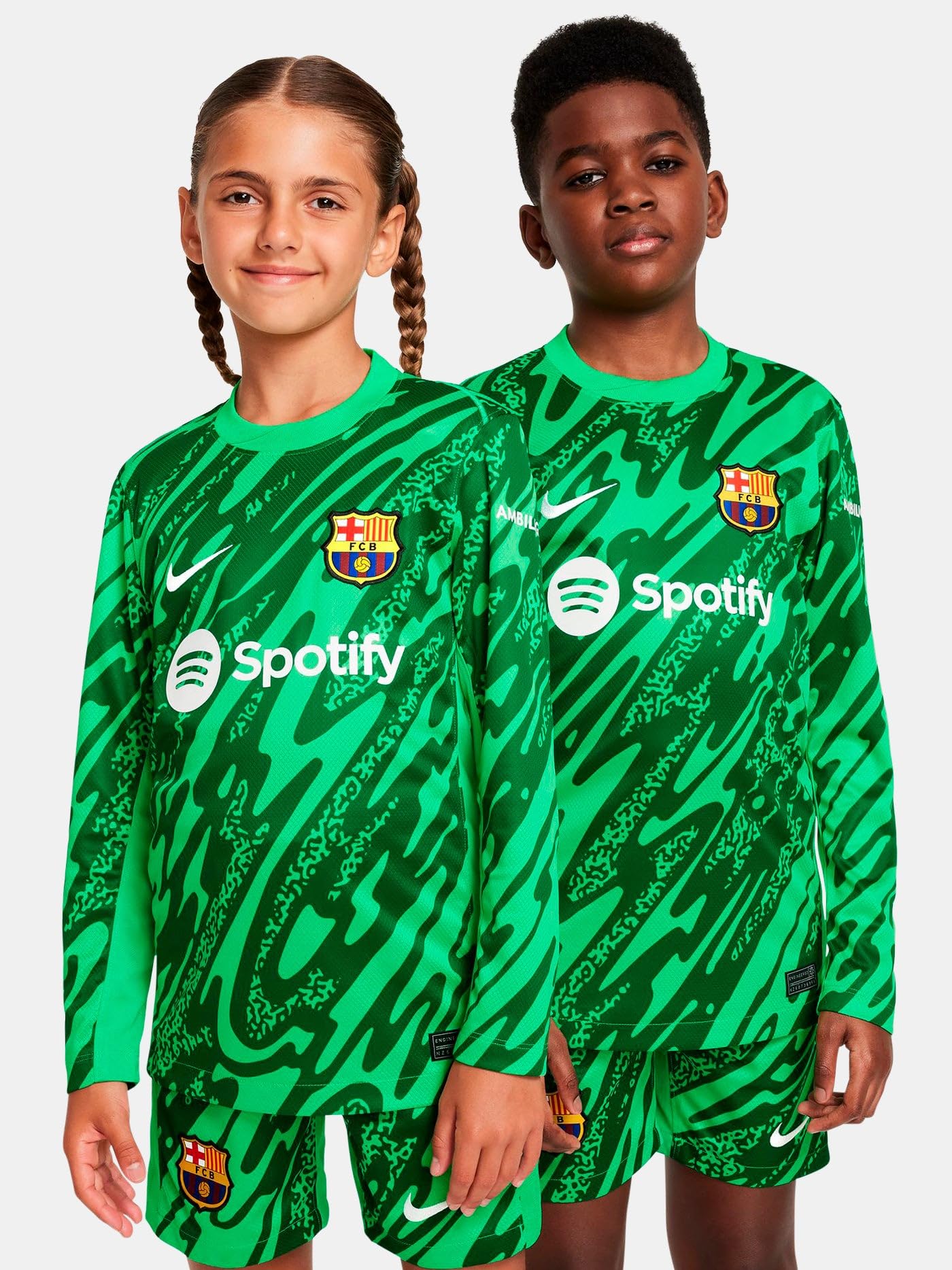 Nike Unisex Kinder Fc Barcelona Kinder Dri-fit Stadium JSY Long-Sleeve Gk Top
