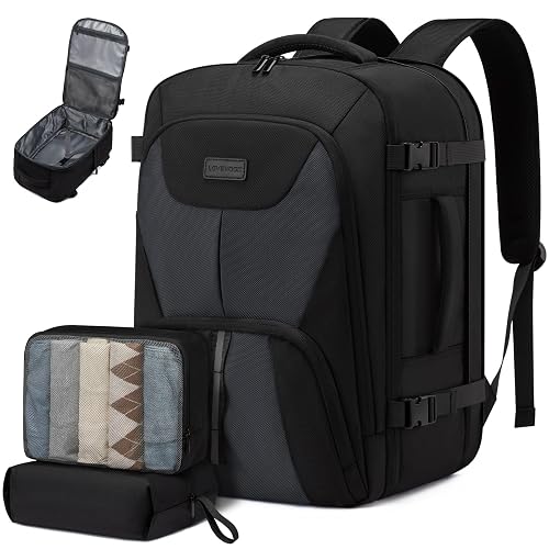 LOVEVOOK Expandable 40L Travel Laptop Backpack 3-Piece