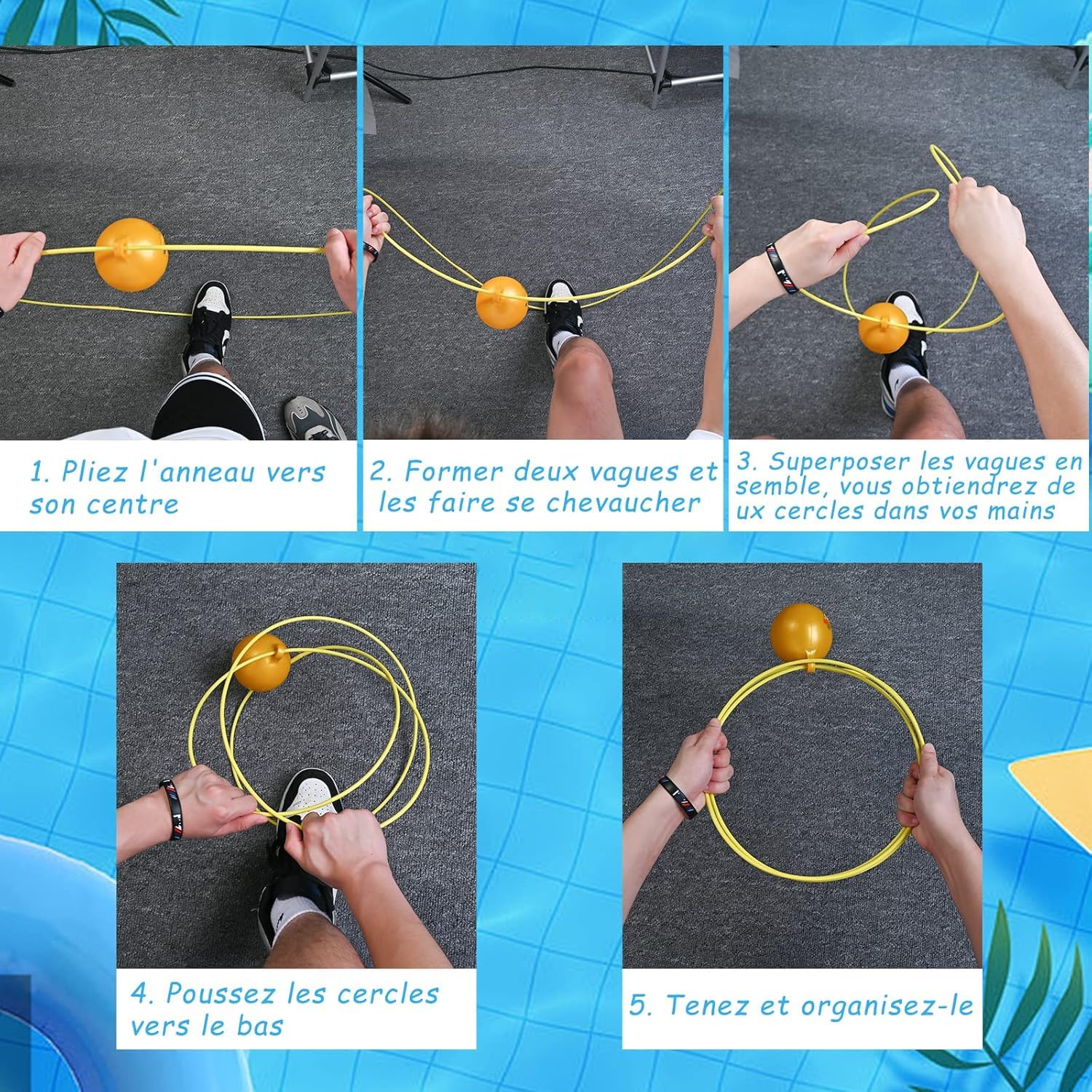 faburo 23pcs Jouets de Plongée, Jeux de Piscine pour Enfant, Jouets de Plongée pour Piscine d'été pour Enfant inclure Anneaux de Plongée, Soucoupe de Plongée, Diamant de Plongée, Dauphin, Algues etc