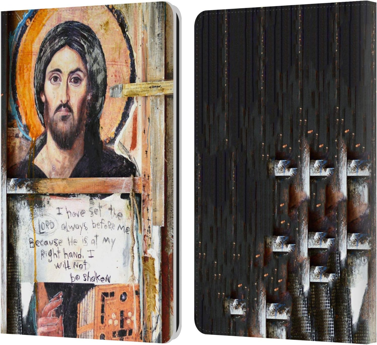 Head Case Designs Officially Licensed Michel Keck Proverbs Religious Abstract Leather Wallet Case Compatible with Kindle Paperwhite 1/2 / 3