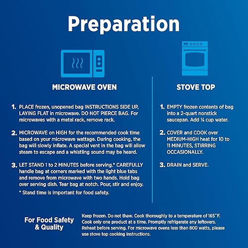 Vista 6 de Birds Eye Steamfresh Brócoli, coliflor y zanahorias, verduras congeladas, 10.8 onzas