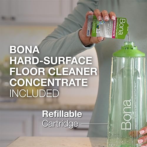 Miniatura 3 de Bona Mopa de pulverización prémium para suelos multisuperficie, incluye concentrado limpiador de pisos multisuperficie y almohadilla de limpieza