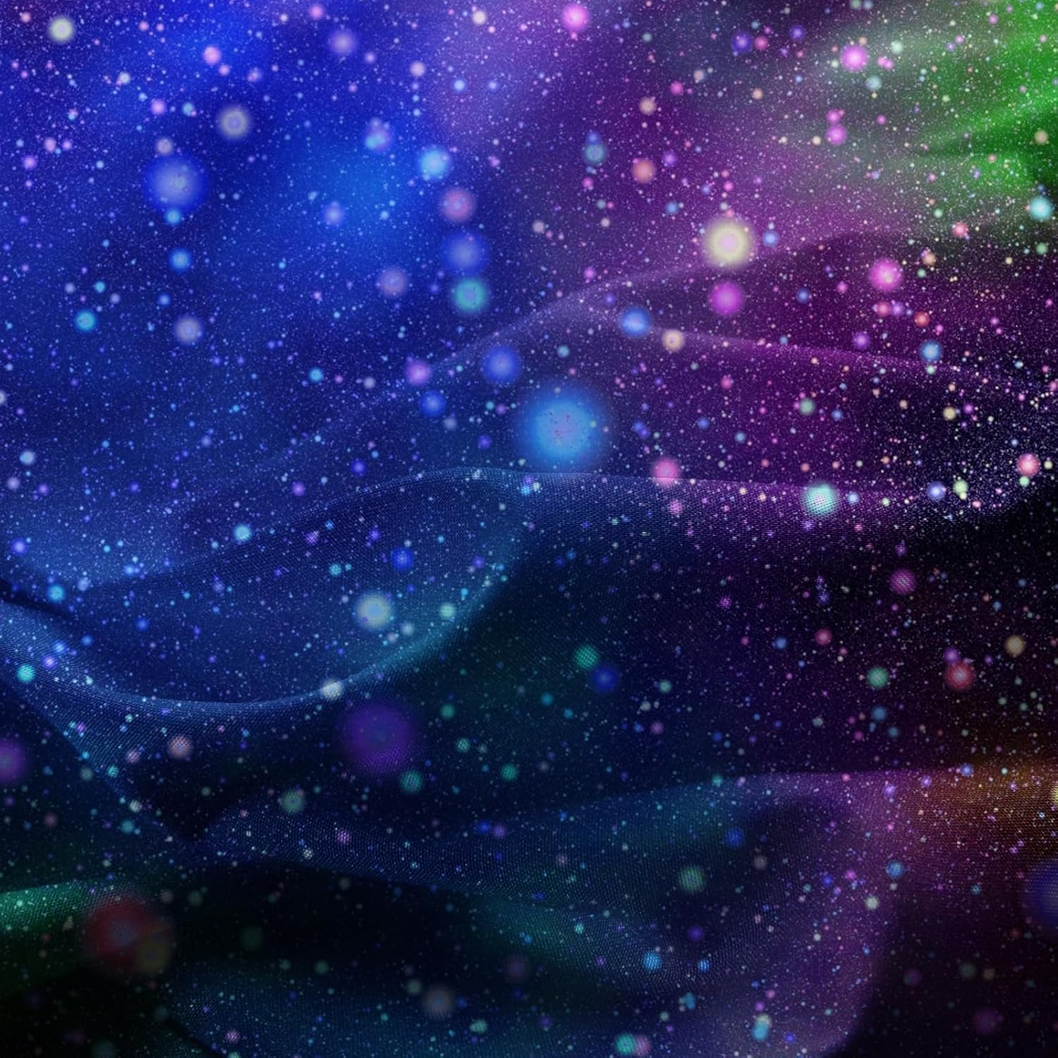 Galaxy Fitted Sheet Set Rainbow Space Sheet Set for Girls and Boys Twin Bed 2PCS 1 Deep Pocket Sheets with 1 Pillowcases Wrinkle Free Microfiber(16,Twin)