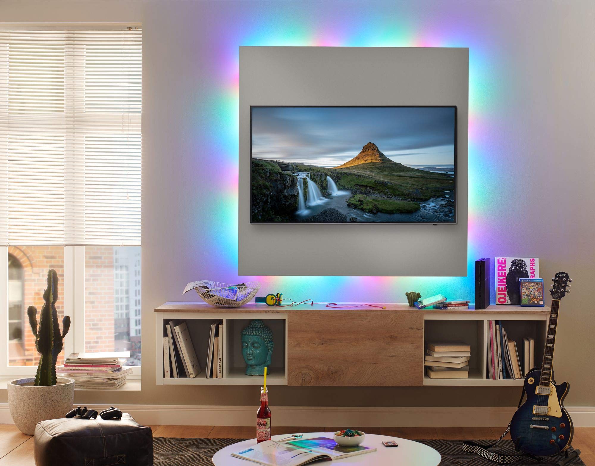 Paulmann 70515 LED Stripe SimpLED 17 Watt Stripe Basisset dimmbar Weiß Kunststoff 10m Motion RGB