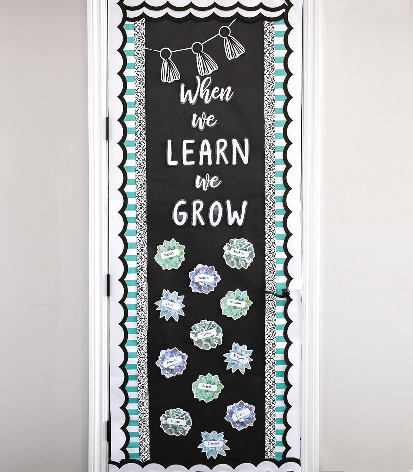 Schoolgirl Style - Simply Stylish | When We Learn We Grow Bulletin Board Set (Pack of 2)