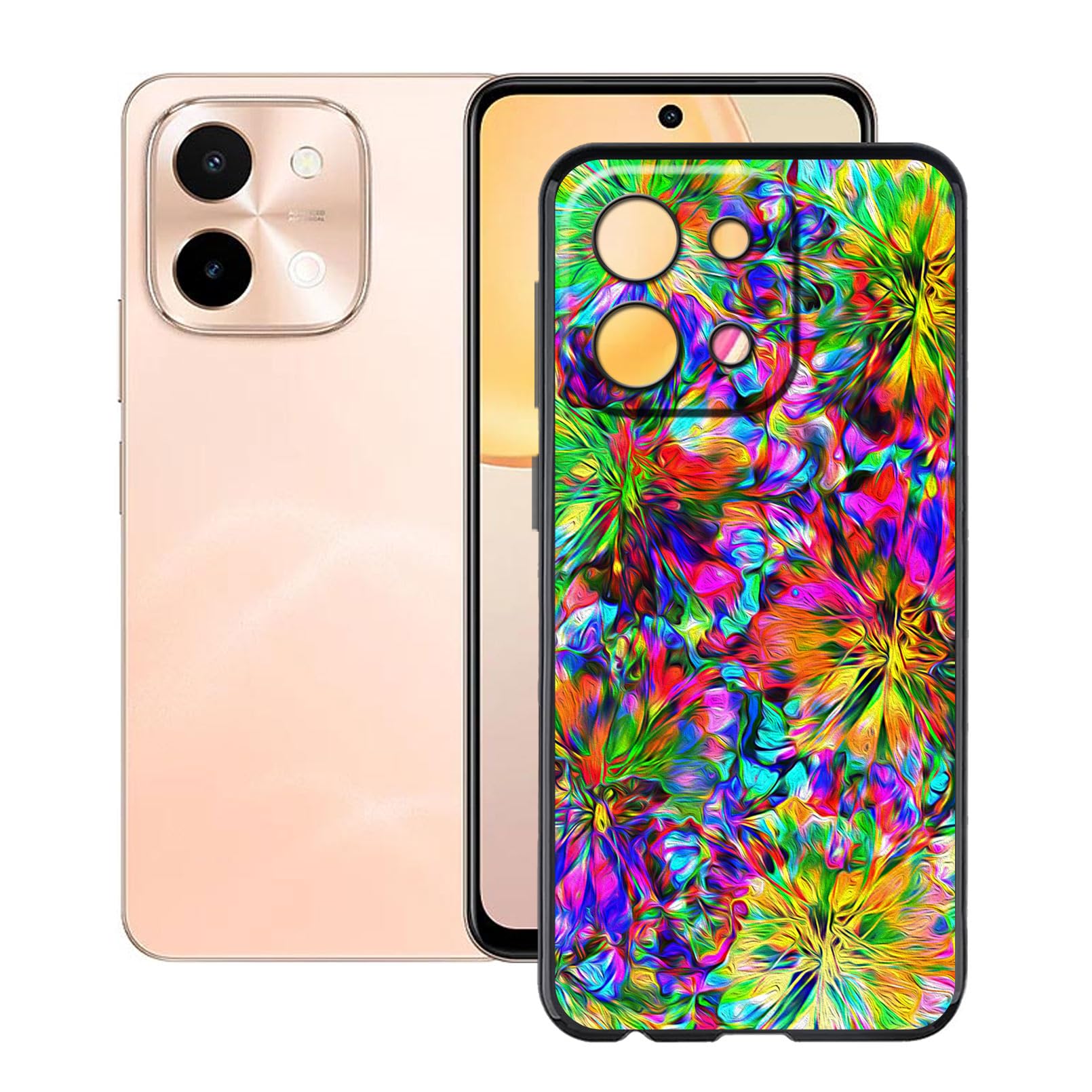 YQINHHME Case for Vivo Y28 4G (6.68