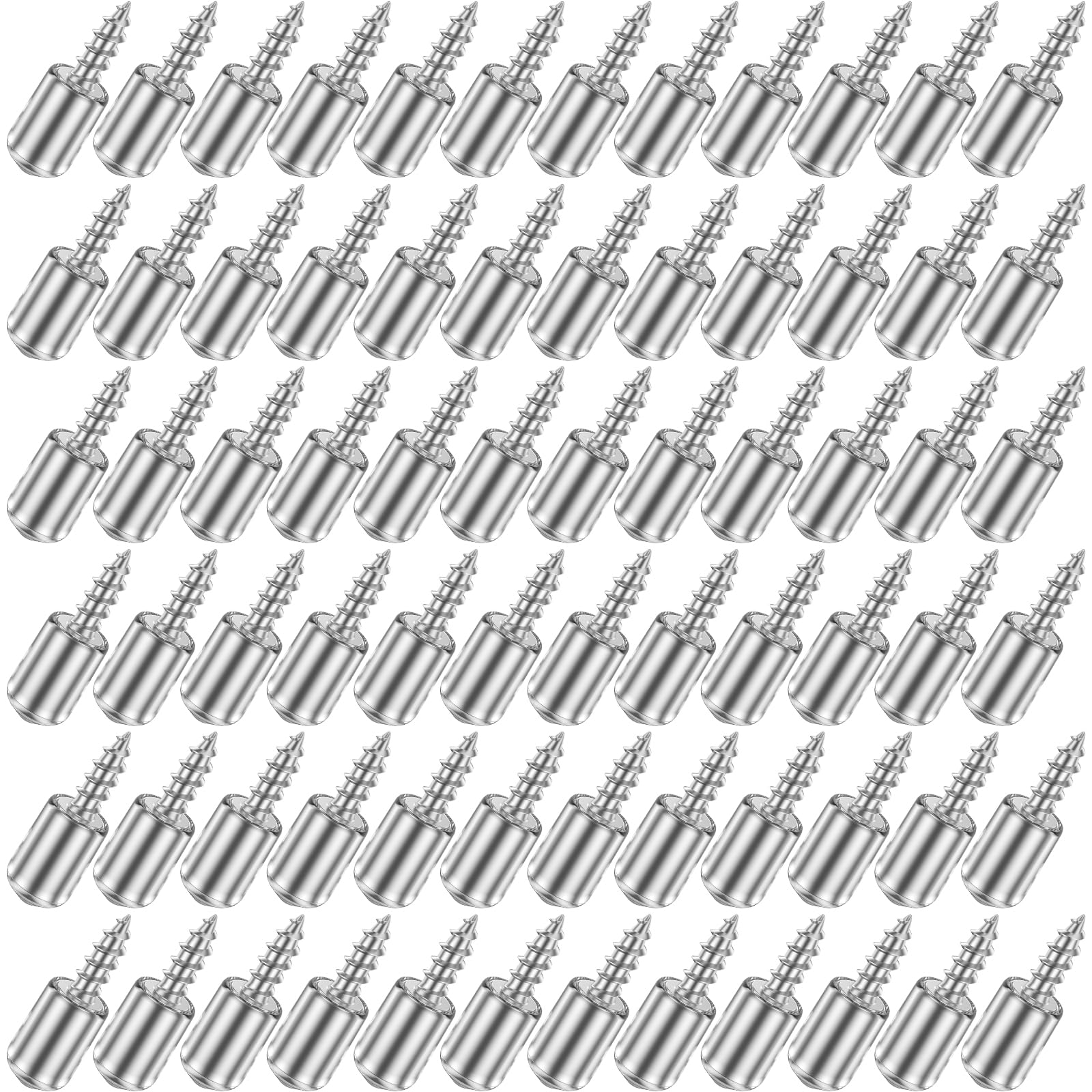 150Pcs Self-Tapping Screws Cabinet Laminate Support, Shelf Bracket Screws Pegs with Non-Slip Sleeve, Non-Punching Clapboard Holder, Self-Tapping Integrated Screw Clapboard Holder Laminate Support Nail