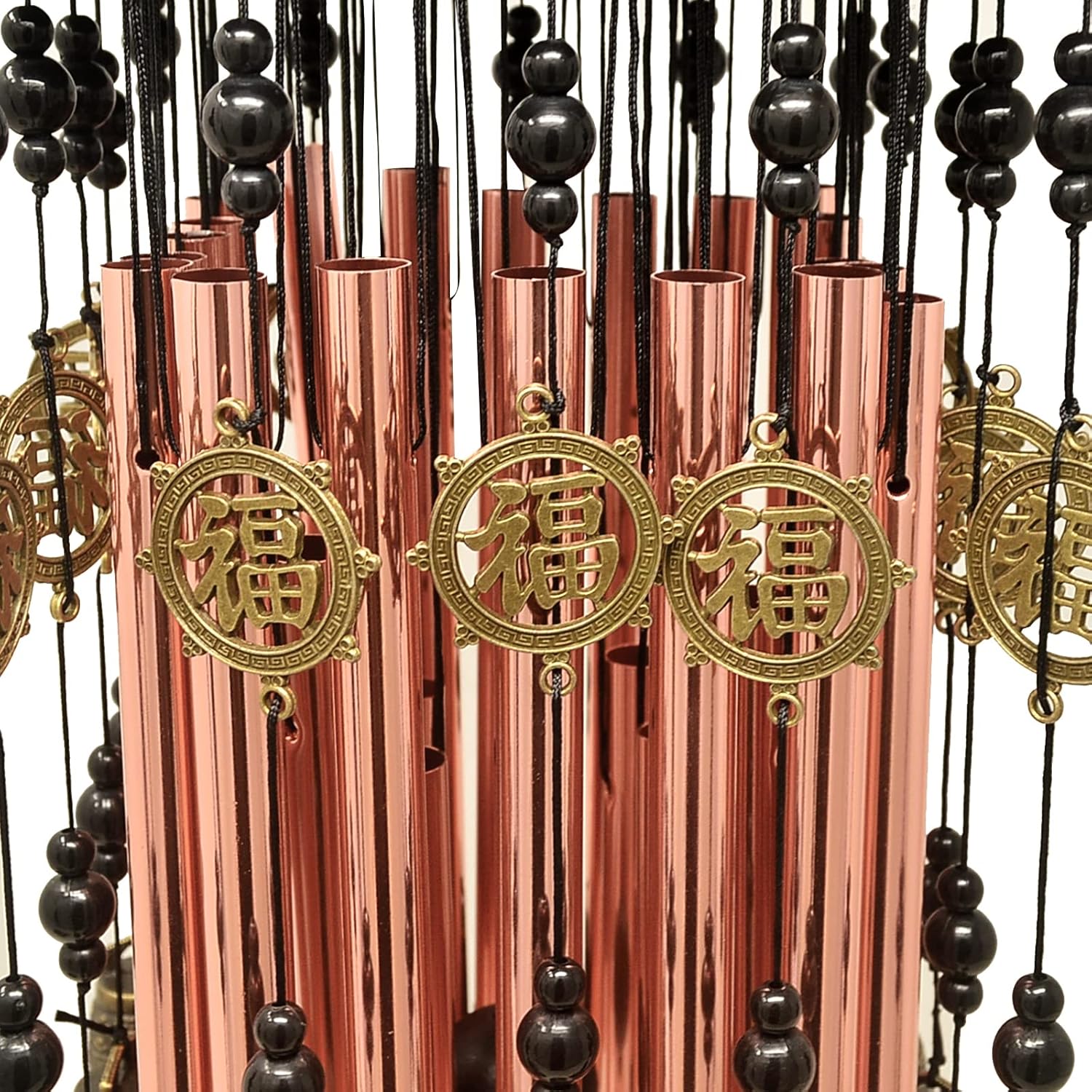 Outdoor Indoor 28 Metal Tube Wind Chime with Copper Bell Large Windchimes for Patio Garden Terrace W Fengshuisale Red String Bracelet W3089