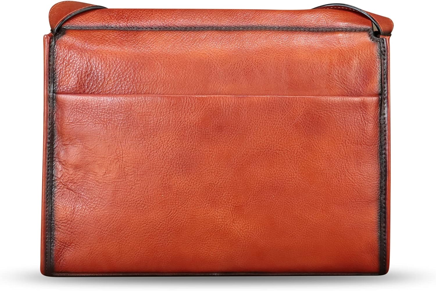 Genuine Leather Crossbody Bag for Women Hand Painted Leather Handmade Crossbody Satchel Handbag Hand Drawn Purse - Image 7