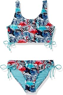 VIGOSS Girls' Big Spirit Animal Tankini, Multi-Colored, 14 Price In India