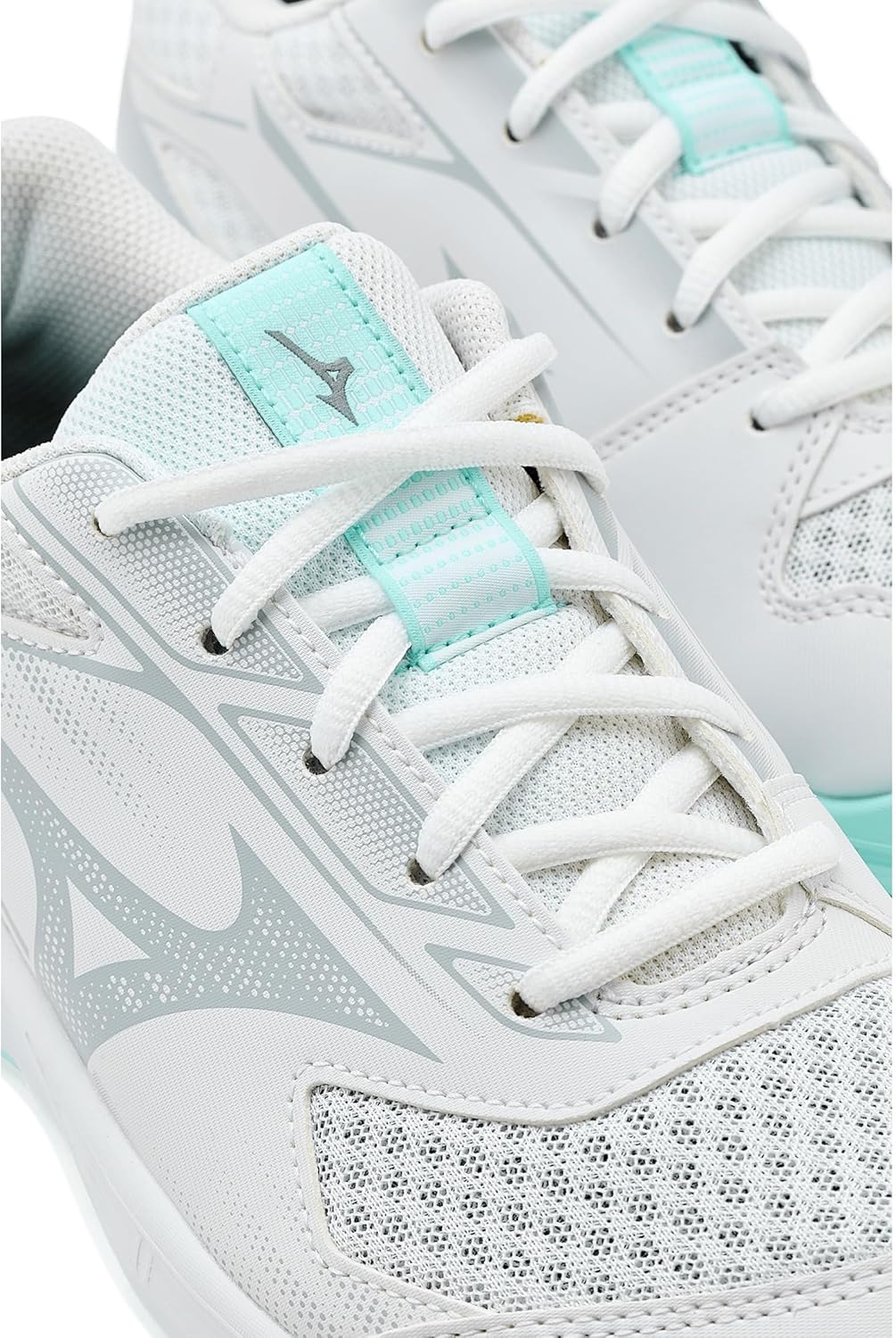 Mizuno, Womens, Cyclone Speed 5, White-Blue, 7.5, Medium