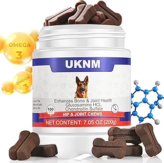 Glucosamine for Dogs,Joint Support Supplement,Dog Hip and Joint Chews,Treats with MSM Hemp, Dog Joint Pain Relief Mobility Supplements,100 PCS Chicken Flavor, Fit All Large Small Medium Breed