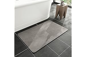MontVoo Modernized Bath Mat - Non-Slip and Quick-Drying