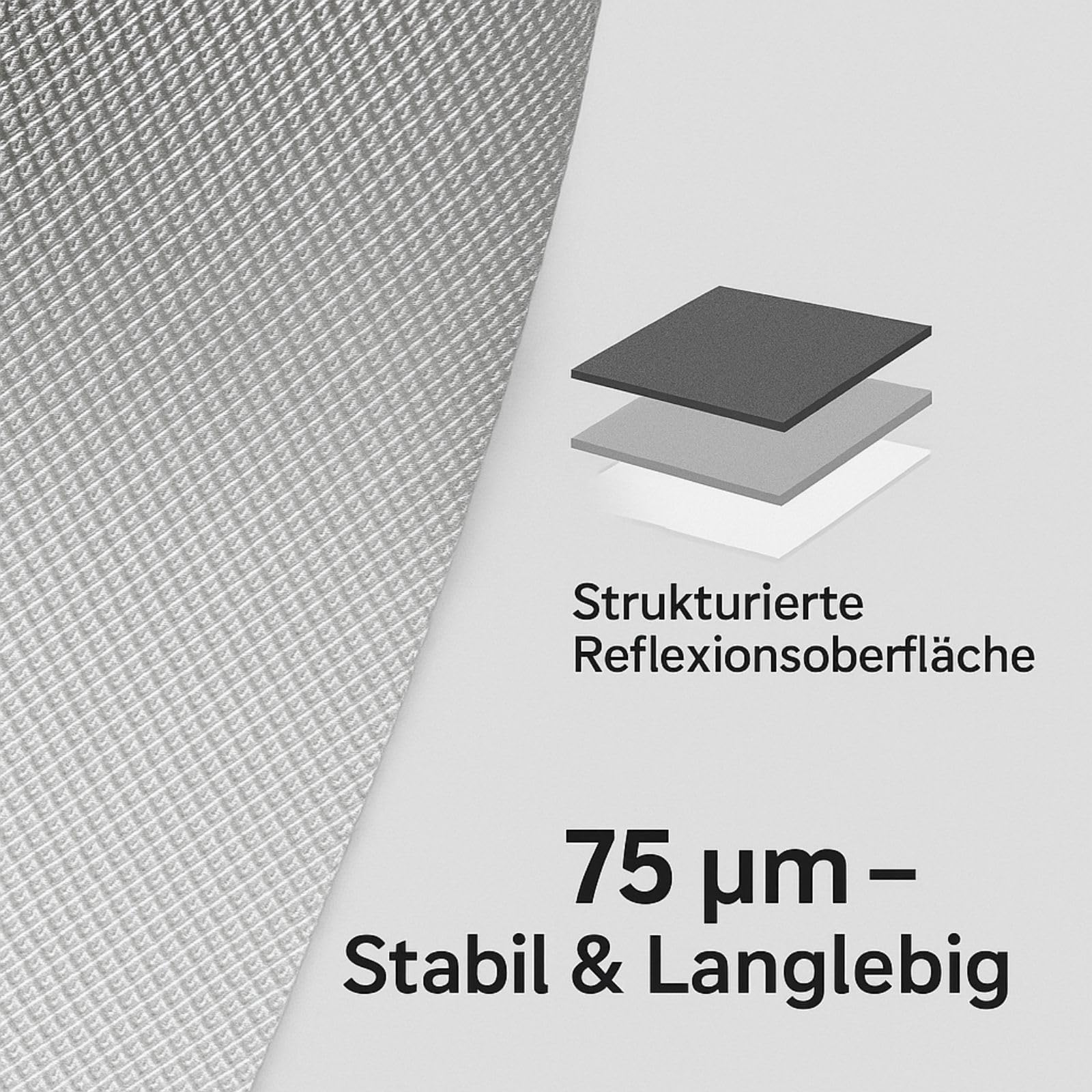 Film Réfléchissant 75 My Grow-Diamond Rouleau Culture Intérieur Boîte