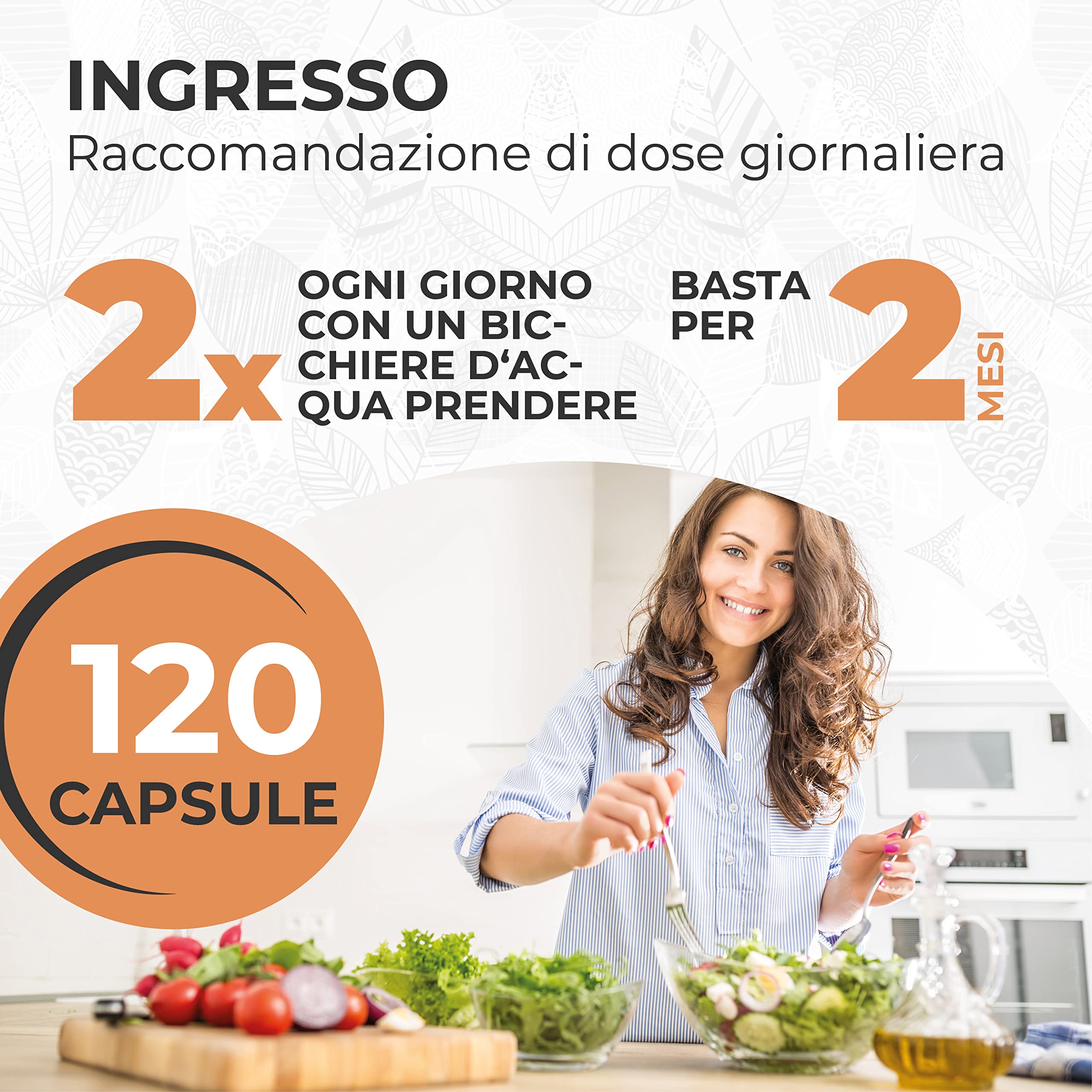 Enzimi digestivi - Complesso completo con 6 enzimi + betaina HCL - Con bromelina, papaina amilasi, catalasi, lipasi - Altamente dosato - Vegano - 120 capsule rivestite con enterica (Bright JC Caps®)