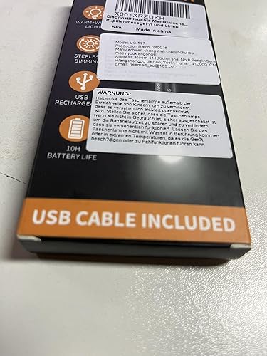 Miniatura 9 de RISEMART Luz de bolígrafo para enfermera, luz LED médica recargable, blanco cálidofrío y atenuación continua, luz médica portátil para enfermera,