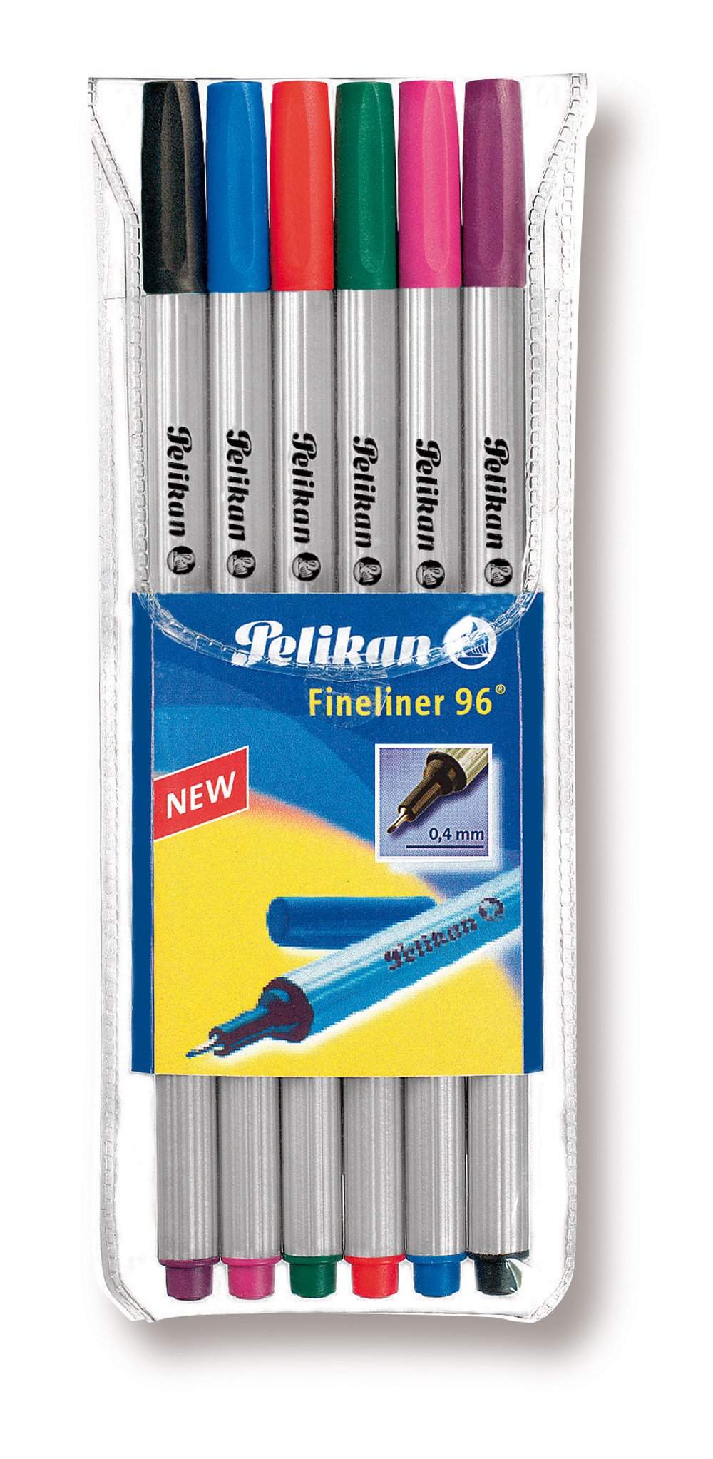 Pelikan Fineliner 6lı Karışık Renk Kutu