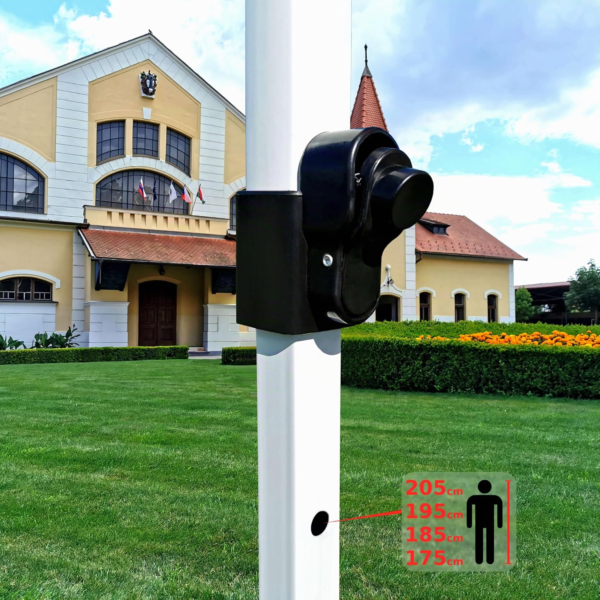Economica Star gazebo pieghevole 3x6 tetto impermeabile al 100% 3 pareti laterali 4 perni di ancoraggio copertura protettiva per tenda da giardino padiglione richiudibile bianco