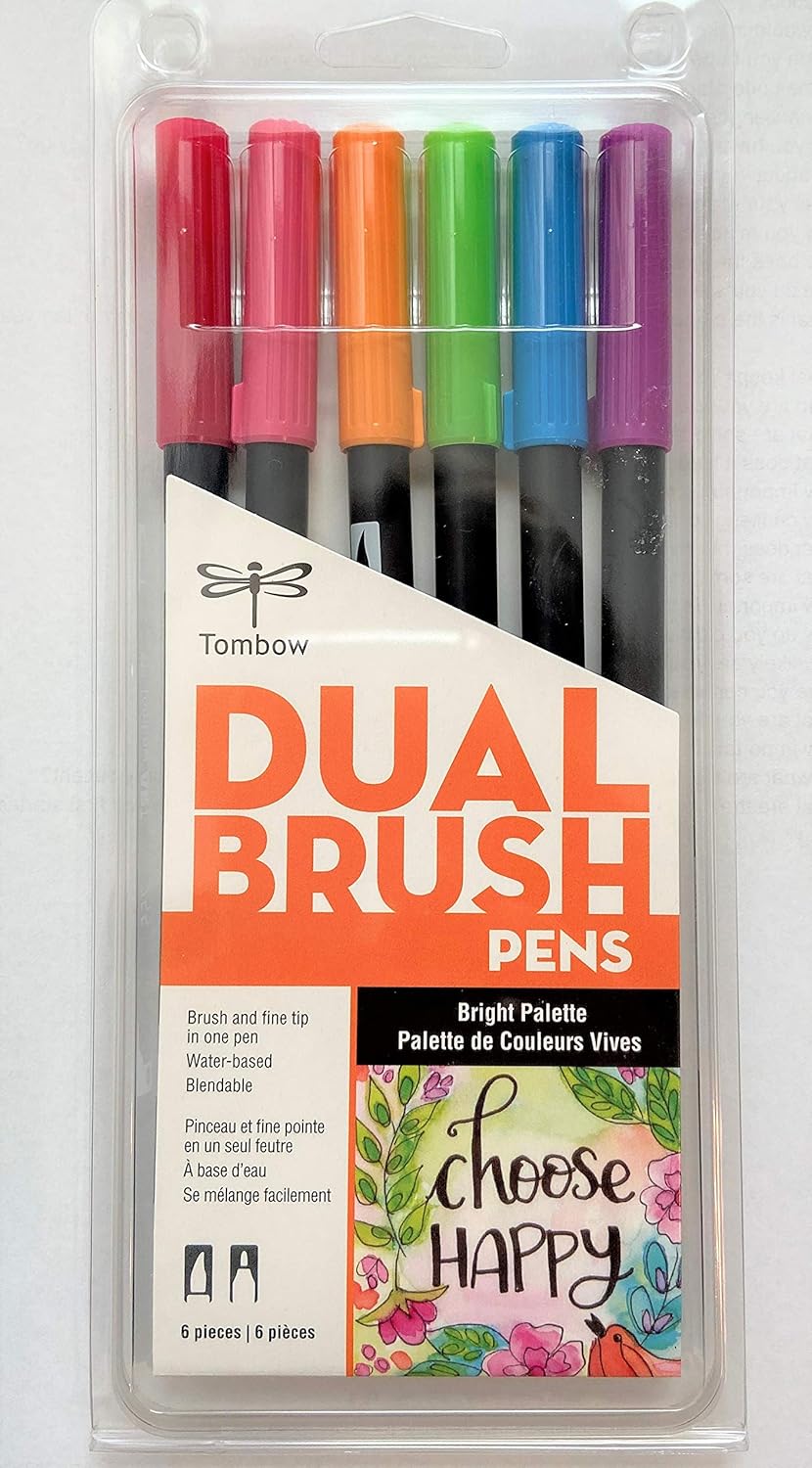 blendable brush pens