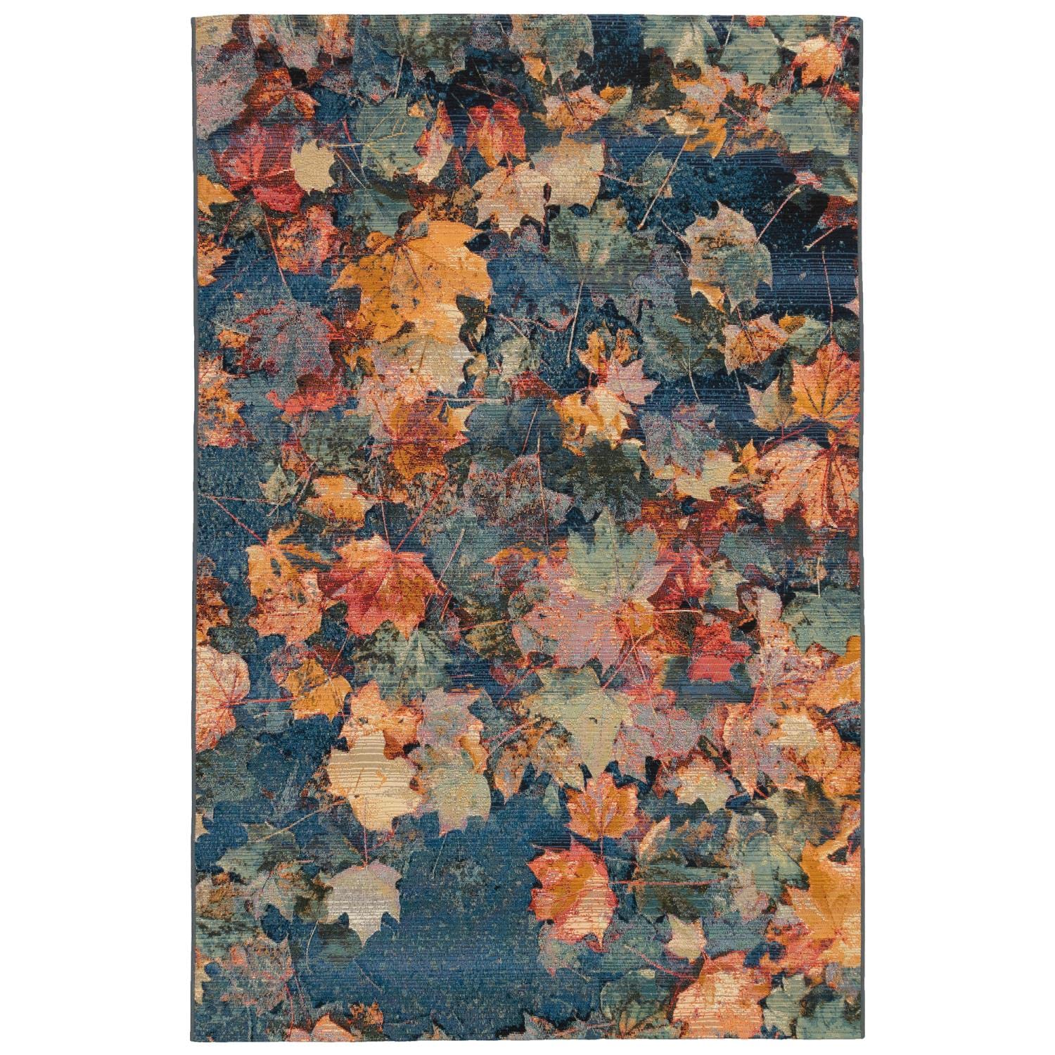 オンラインショップ沙羅の樹特別価格Liora Manne Indoor Outdoor Rug, 5'3" x 7'6", Multi好評販売