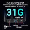ASUS ROG Rapture GT-BE19000 Tri-Band WiFi 7 Gaming Router (320MHz Bandwidth & 4096-QAM MLO Two 10G Ports AI WAN Detection Triple-Level Game Acceleration Gaming Network Aura RGB AiMesh)