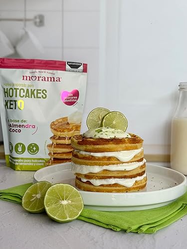 Miniatura 6 de Mezcla Keto para panqueques y waffles Morama, baja en carbohidratos, sin lácteos, vegana y naturalmente mezcla de harinas de almendras y coco para