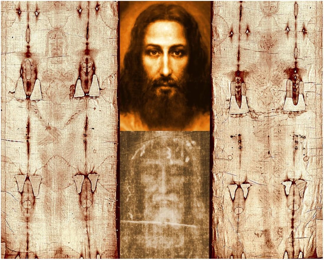 Amazon Com Hispanic World The Shroud Of Turin Mandylion Sudarium Holy Face Jesus Christ 8x10 Posters Prints