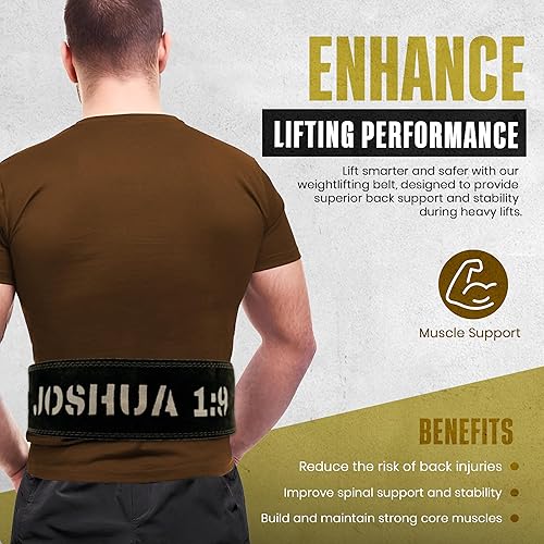Miniatura 3 de Christian Lever Weight Lifting Belt - 10mm Thick Leather Powerlifting Belt for Men & Women - Squat & Deadlift Support
