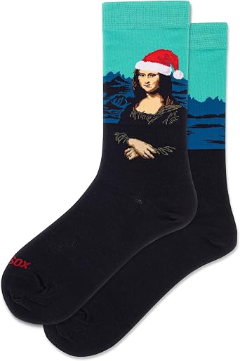Hot Sox Women's Crew Sock 1 Pair Pack Black Shoe Size