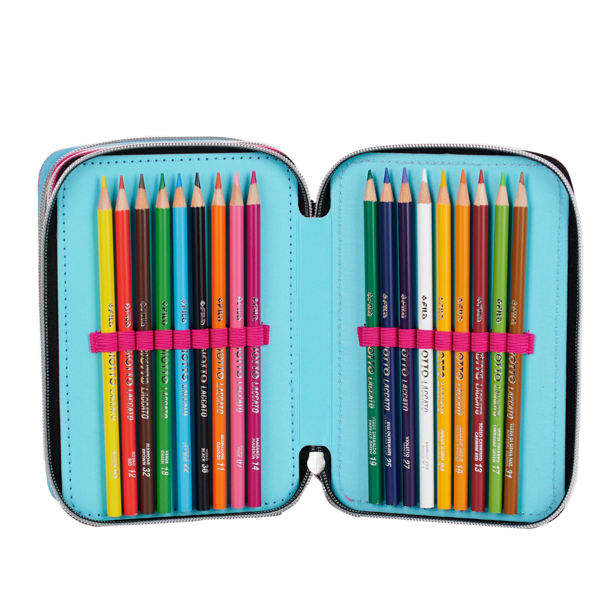 G.P. Schoolpack Zaino Scuola LOL O.M.G. Estensibile 40x29x13(+9) cm + Astuccio 3 Zip Completo