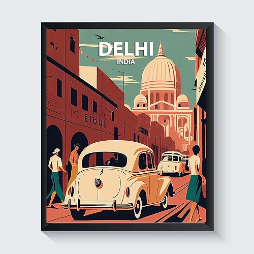 Vista 23 de Póster de impresión artística retro de la ciudad de Tokio, arte de pared de Japón, póster de sala de estar, decoración de pared, paisaje urbano