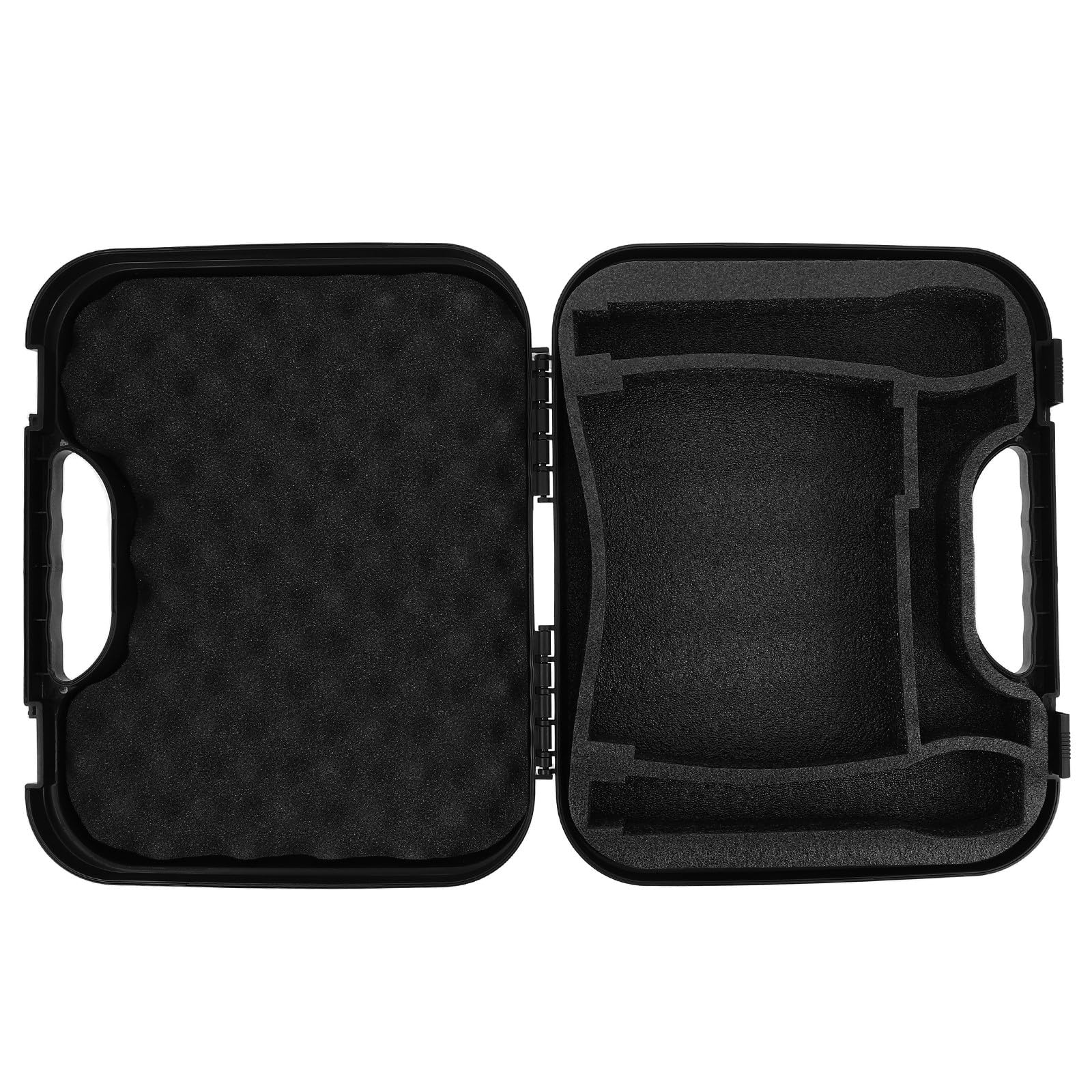 Estuche para Micrófono de Mano Rígido Negro con Compartimentos Ajustables