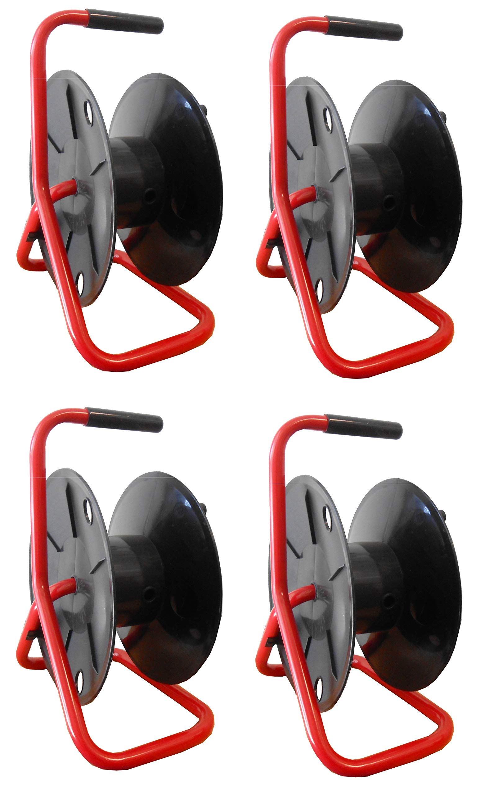 Audio2000'S ADC2716X4 4-Pack Portable Cable Reels/Cord Reels, Capacity of Each Reel: 330 feet of 6mm Cable/Cord